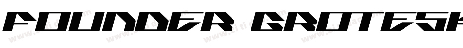 Founder Grotesk Regu字体转换